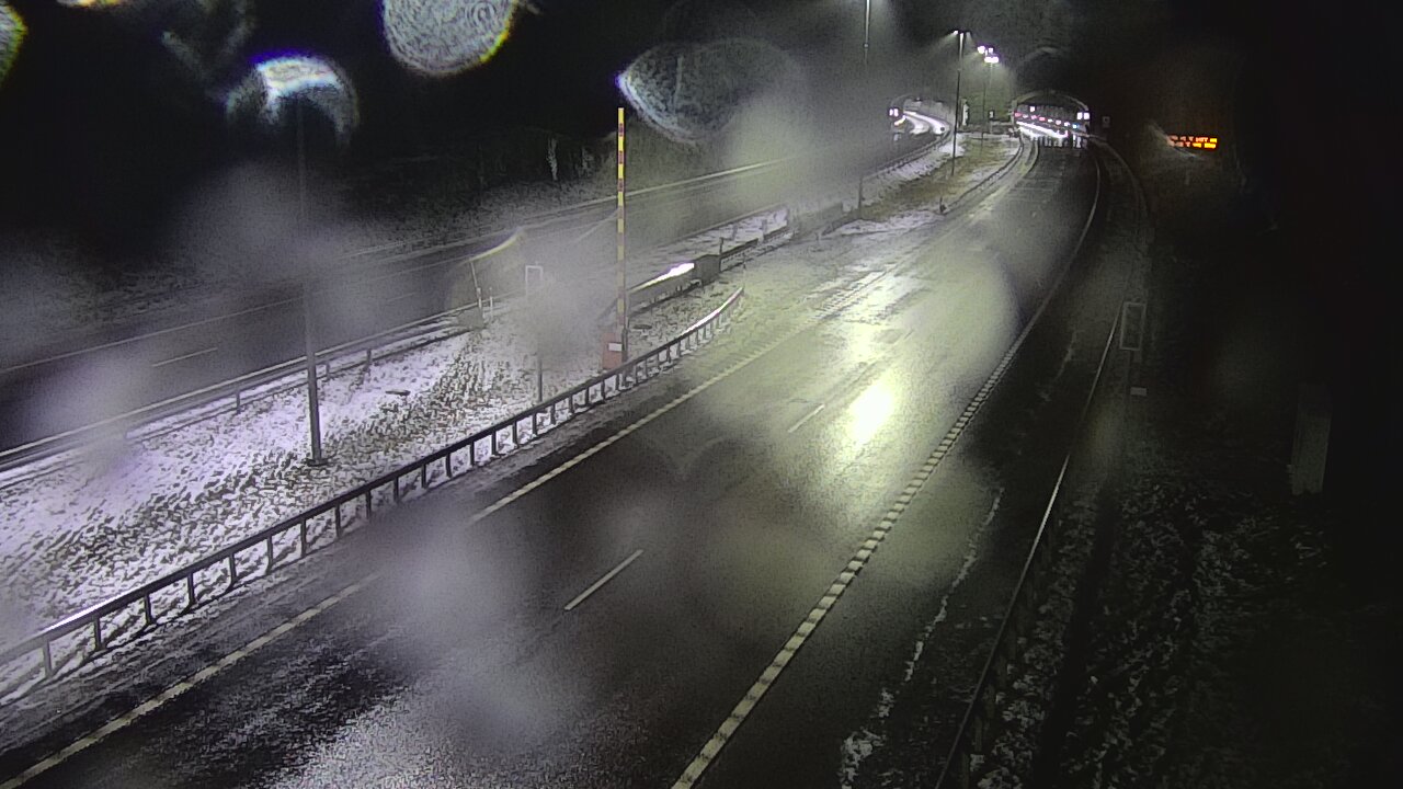 Weather Camera Image Väg 7 Vederlax, Vaalimaan tunneli, bom öst, Virolahti, Kymenlaakso