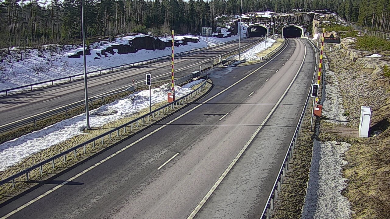Kelikamerat Kuva Tie 7 Virolahti, Vaalimaan tunneli, puomi itä, Virolahti, Kymenlaakso