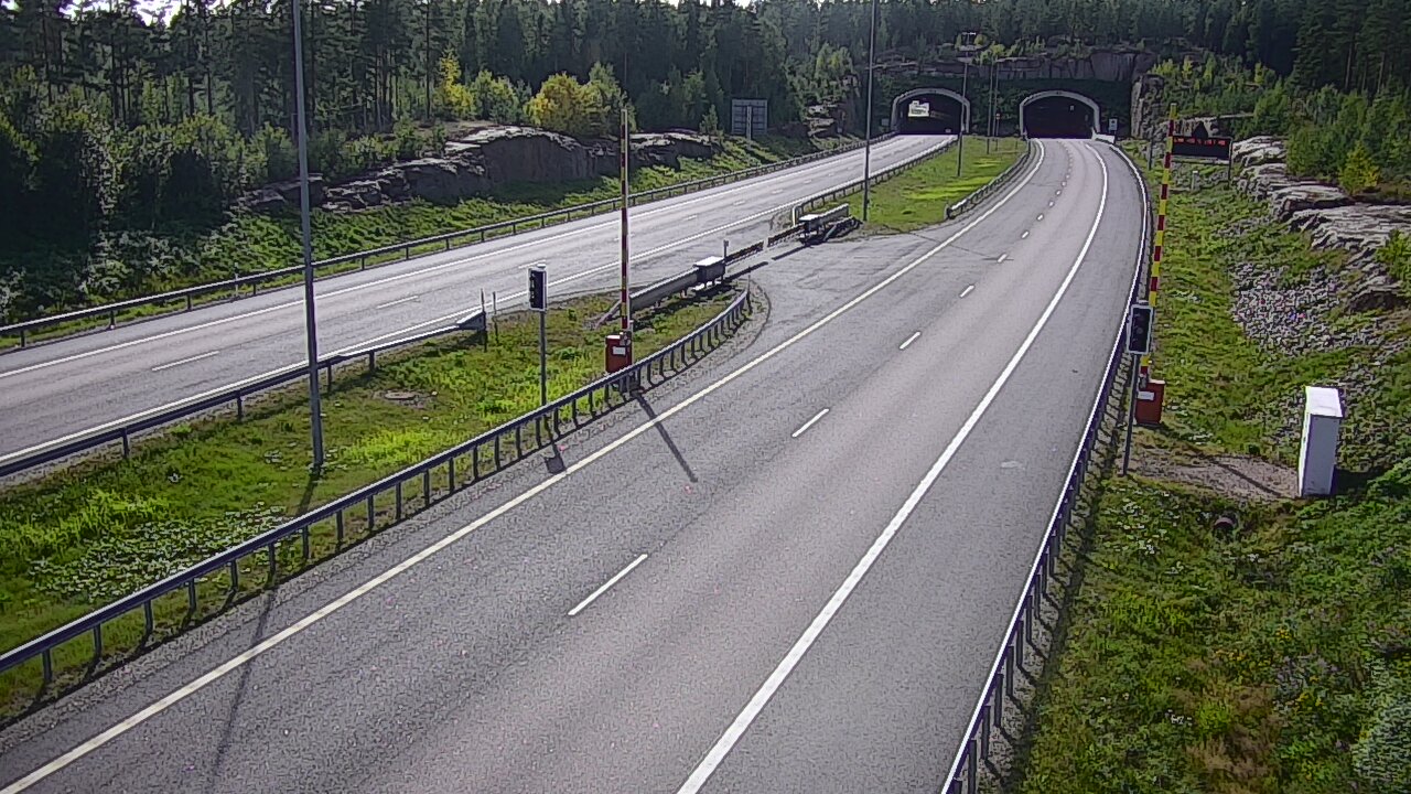 Kelikamerat Kuva Tie 7 Virolahti, Vaalimaan tunneli, puomi itä, Virolahti, Kymenlaakso