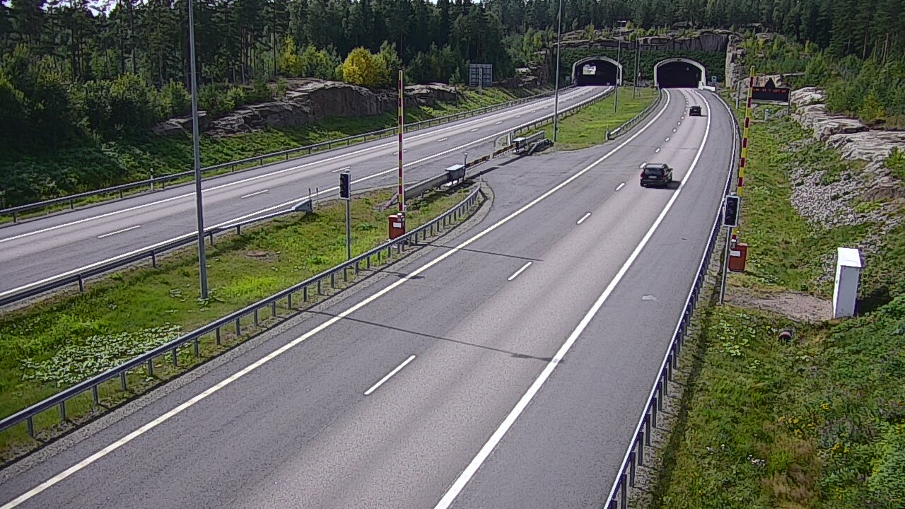 Kelikamerat Kuva Tie 7 Virolahti, Vaalimaan tunneli, puomi itä, Virolahti, Kymenlaakso