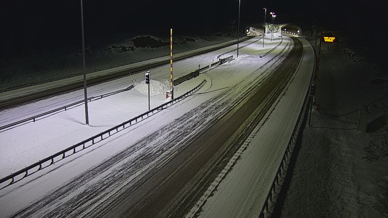 Kelikamerat Kuva Tie 7 Virolahti, Vaalimaan tunneli, puomi itä, Virolahti, Kymenlaakso