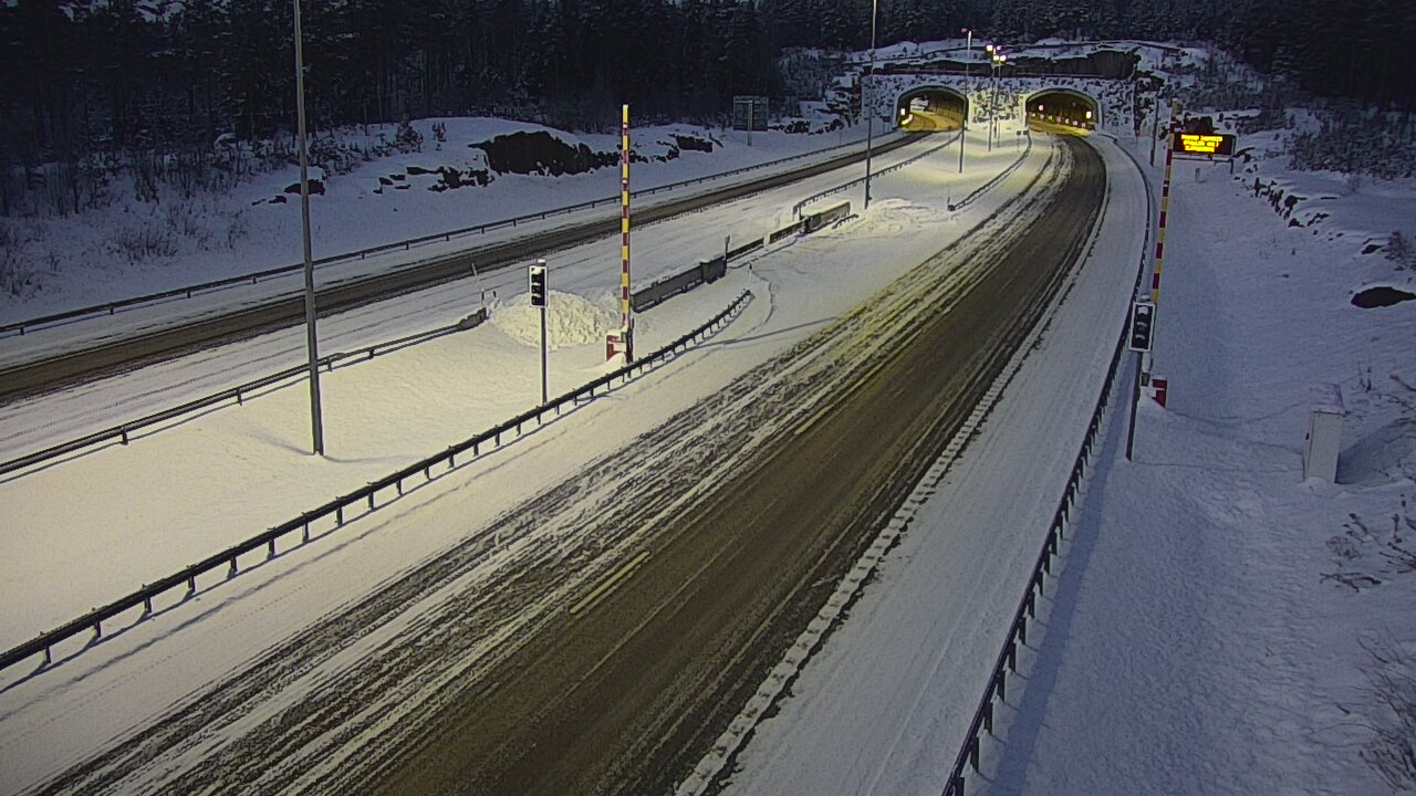 Kelikamerat Kuva Tie 7 Virolahti, Vaalimaan tunneli, puomi itä, Virolahti, Kymenlaakso