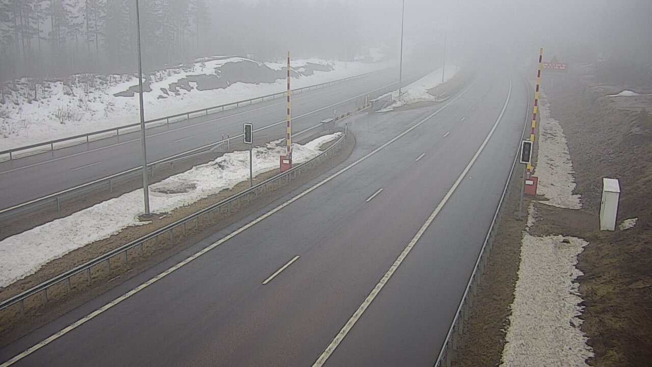 Kelikamerat Kuva Tie 7 Virolahti, Vaalimaan tunneli, puomi itä, Virolahti, Kymenlaakso