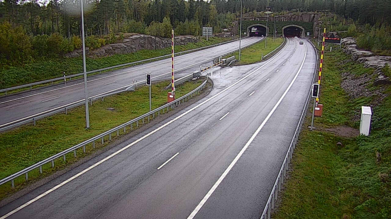 Kelikamerat Kuva Tie 7 Virolahti, Vaalimaan tunneli, puomi itä, Virolahti, Kymenlaakso