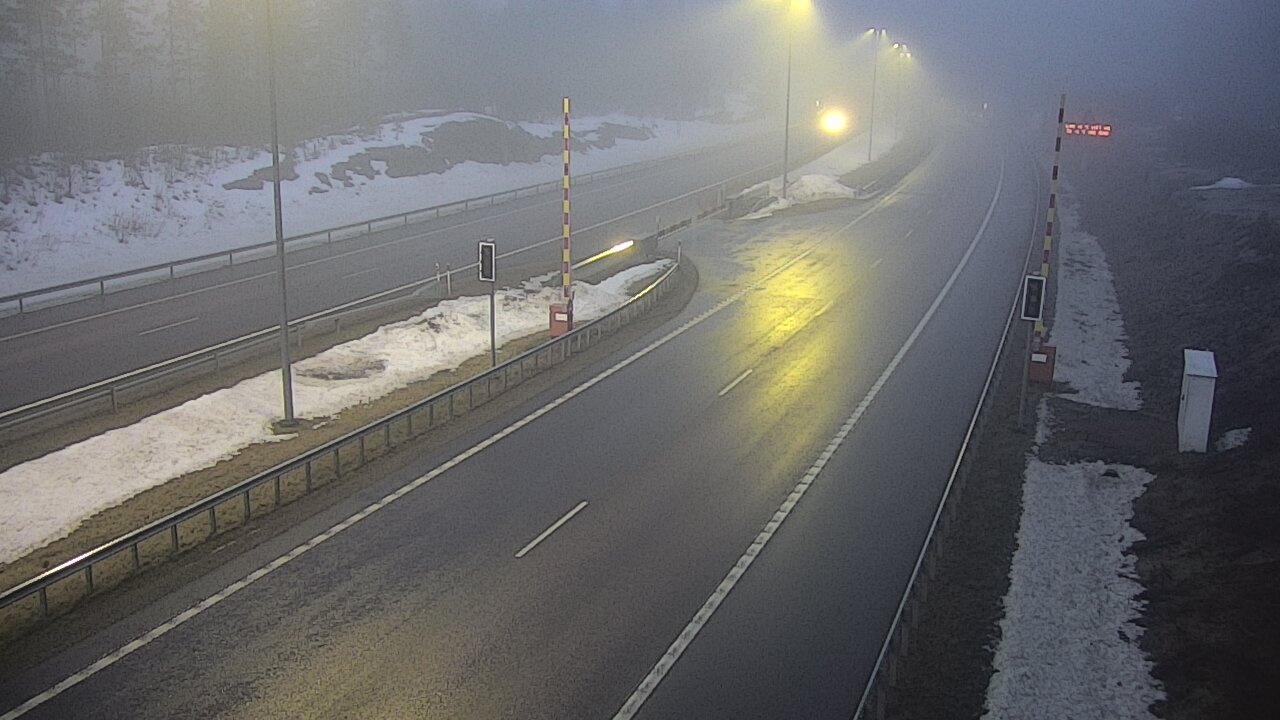 Kelikamerat Kuva Tie 7 Virolahti, Vaalimaan tunneli, puomi itä, Virolahti, Kymenlaakso