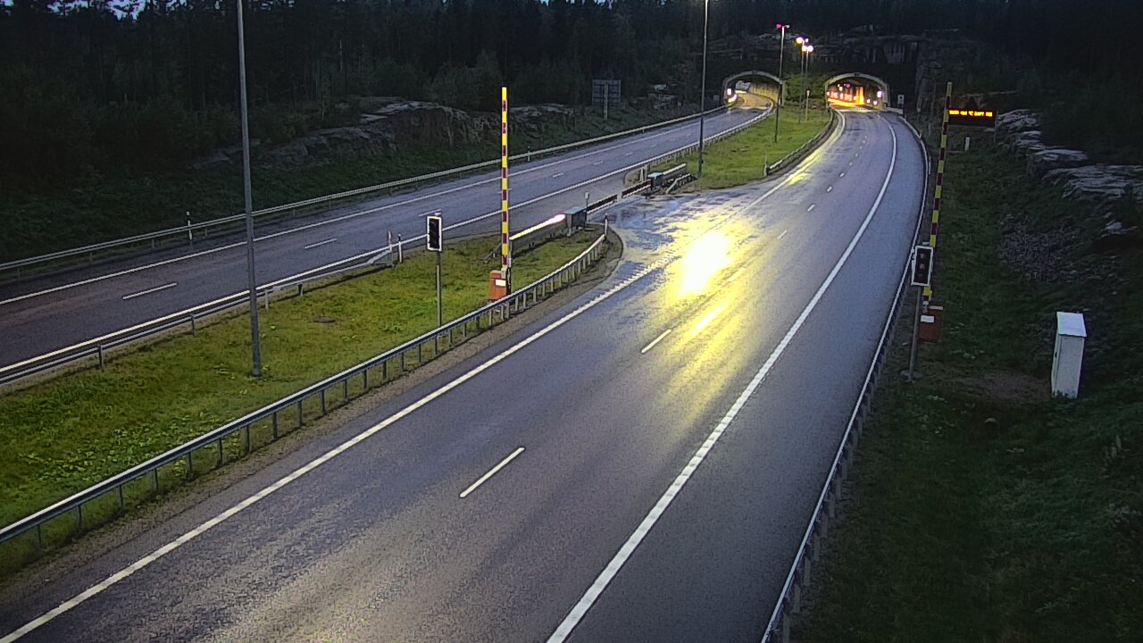 Kelikamerat Kuva Tie 7 Virolahti, Vaalimaan tunneli, puomi itä, Virolahti, Kymenlaakso