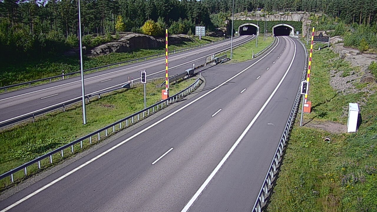 Weather Camera Image Road 7 Virolahti, Vaalimaan tunneli, boom east, Virolahti, Kymenlaakso