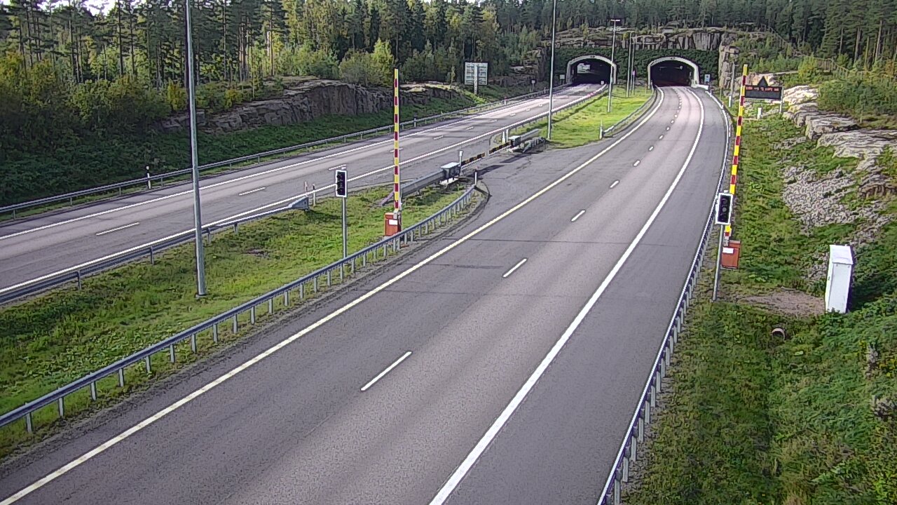 Kelikamerat Kuva Tie 7 Virolahti, Vaalimaan tunneli, puomi itä, Virolahti, Kymenlaakso