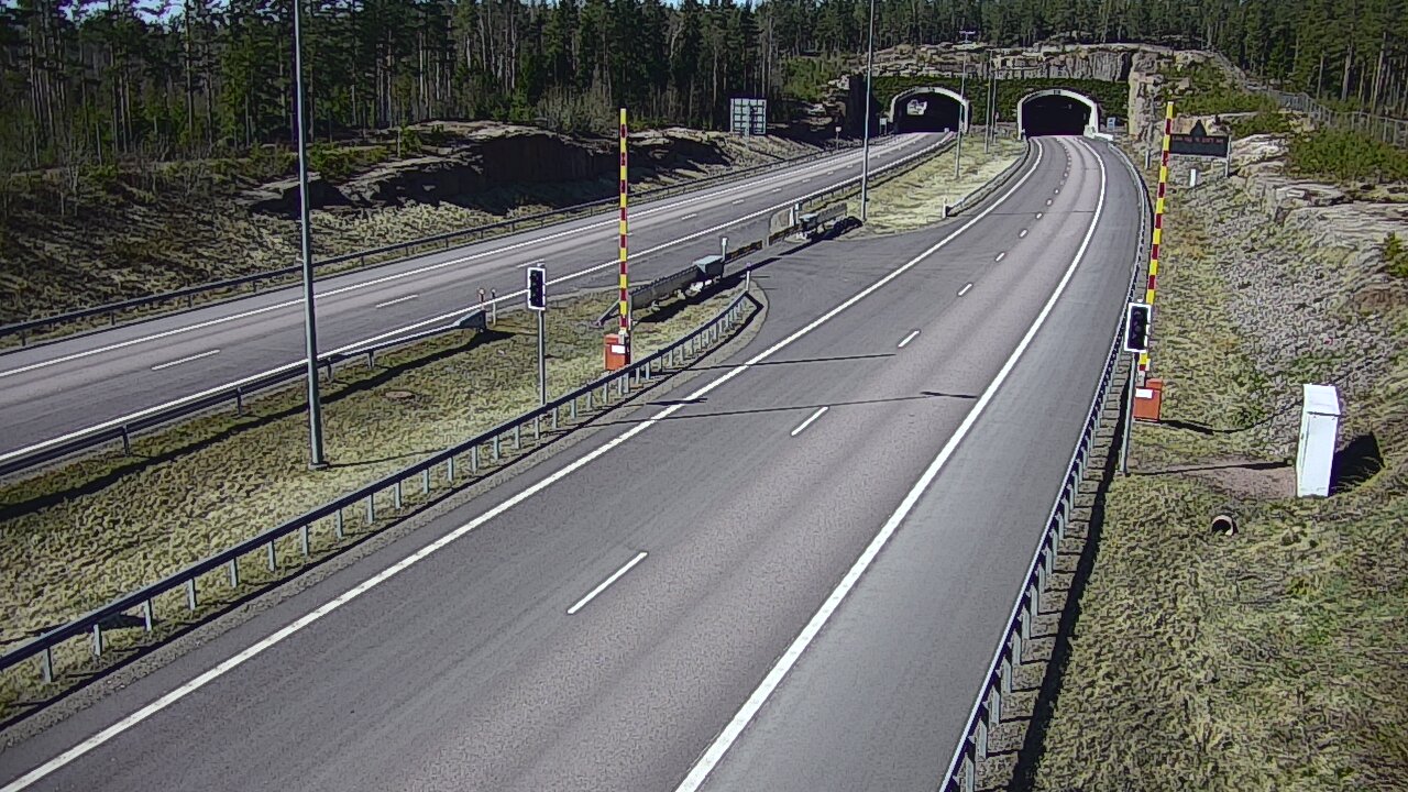 Kelikamerat Kuva Tie 7 Virolahti, Vaalimaan tunneli, puomi itä, Virolahti, Kymenlaakso