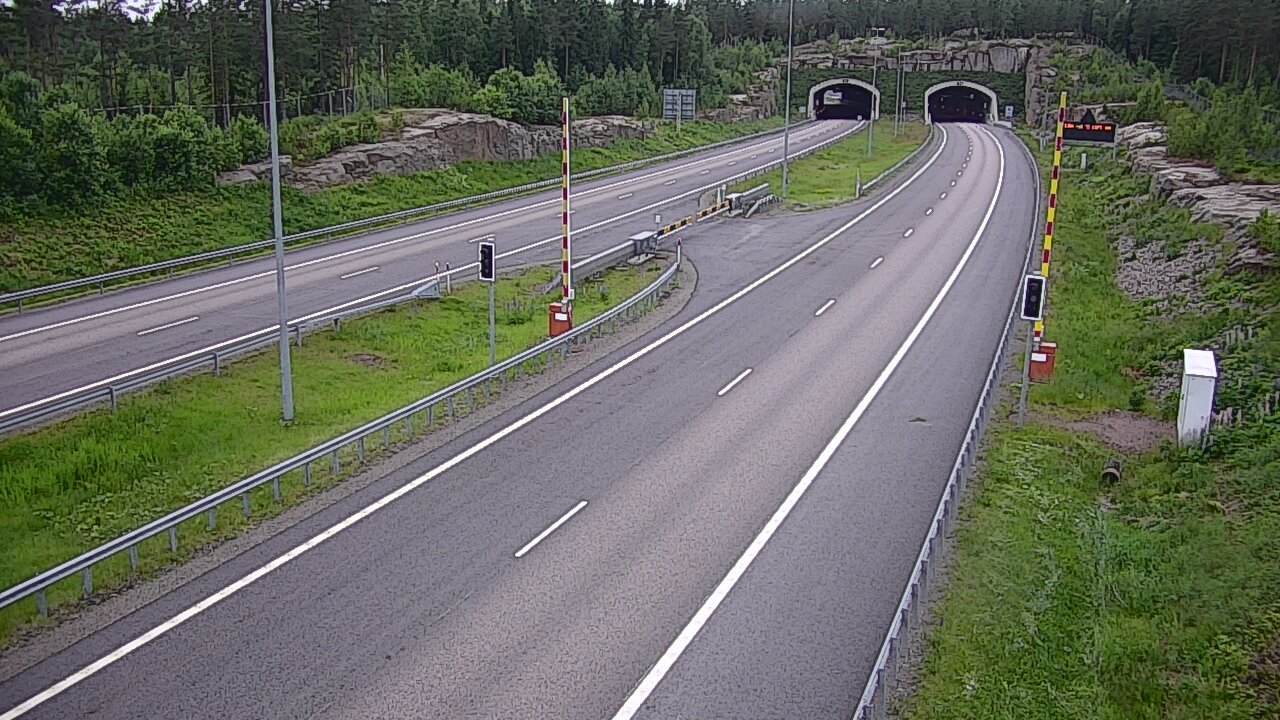 Kelikamerat Kuva Tie 7 Virolahti, Vaalimaan tunneli, puomi itä, Virolahti, Kymenlaakso