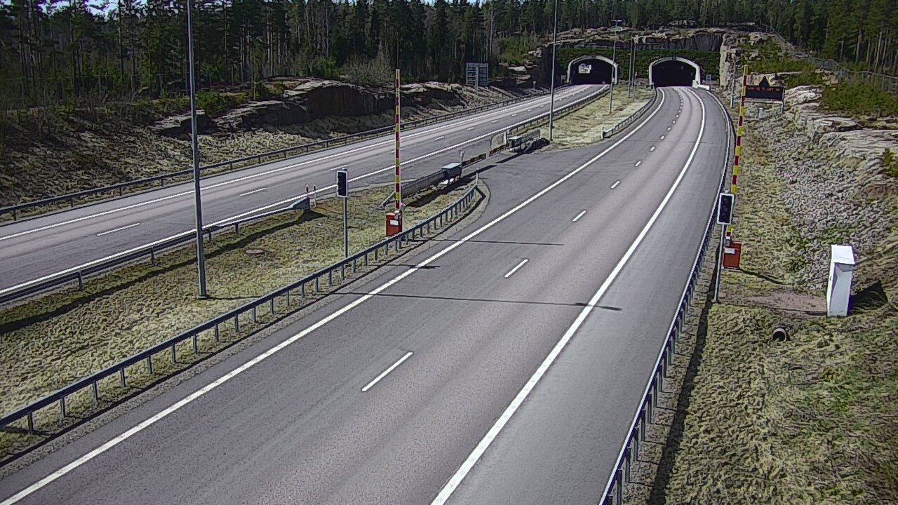 Kelikamerat Kuva Tie 7 Virolahti, Vaalimaan tunneli, puomi itä, Virolahti, Kymenlaakso