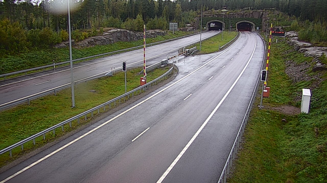 Kelikamerat Kuva Tie 7 Virolahti, Vaalimaan tunneli, puomi itä, Virolahti, Kymenlaakso
