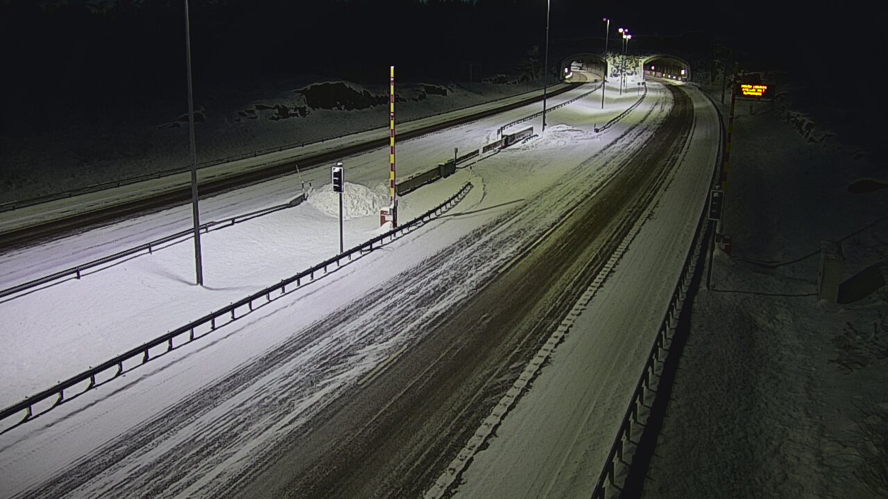 Kelikamerat Kuva Tie 7 Virolahti, Vaalimaan tunneli, puomi itä, Virolahti, Kymenlaakso