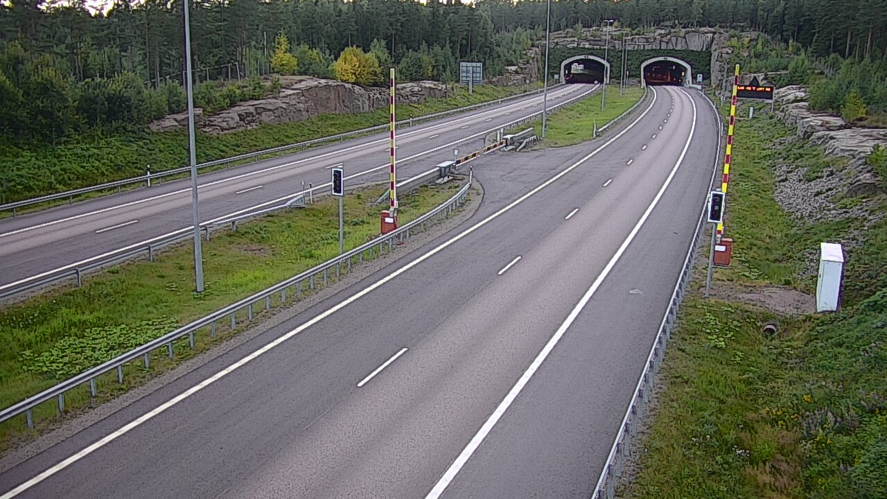 Kelikamerat Kuva Tie 7 Virolahti, Vaalimaan tunneli, puomi itä, Virolahti, Kymenlaakso