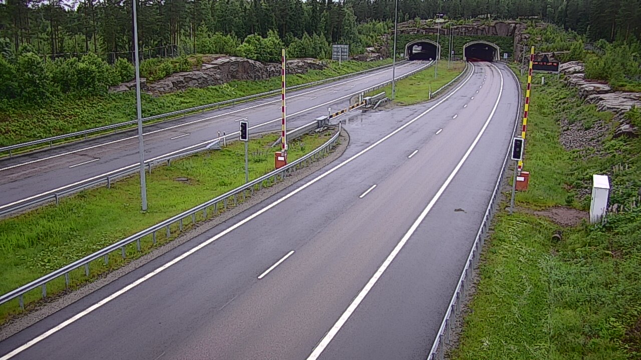 Kelikamerat Kuva Tie 7 Virolahti, Vaalimaan tunneli, puomi itä, Virolahti, Kymenlaakso