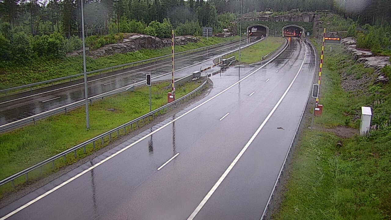 Kelikamerat Kuva Tie 7 Virolahti, Vaalimaan tunneli, puomi itä, Virolahti, Kymenlaakso