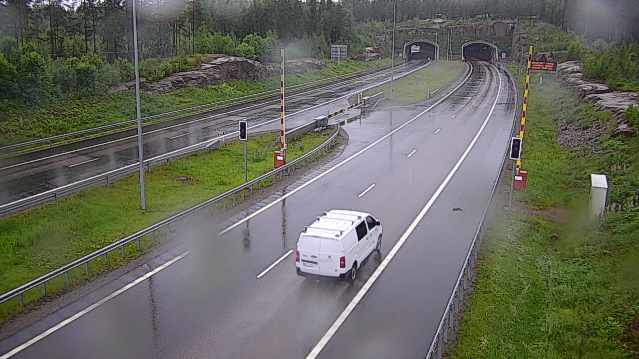 Kelikamerat Kuva Tie 7 Virolahti, Vaalimaan tunneli, puomi itä, Virolahti, Kymenlaakso