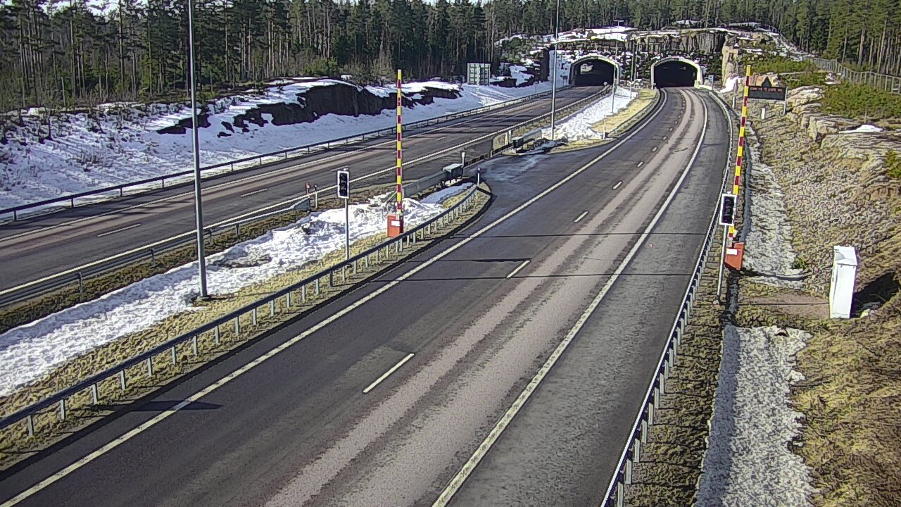 Kelikamerat Kuva Tie 7 Virolahti, Vaalimaan tunneli, puomi itä, Virolahti, Kymenlaakso