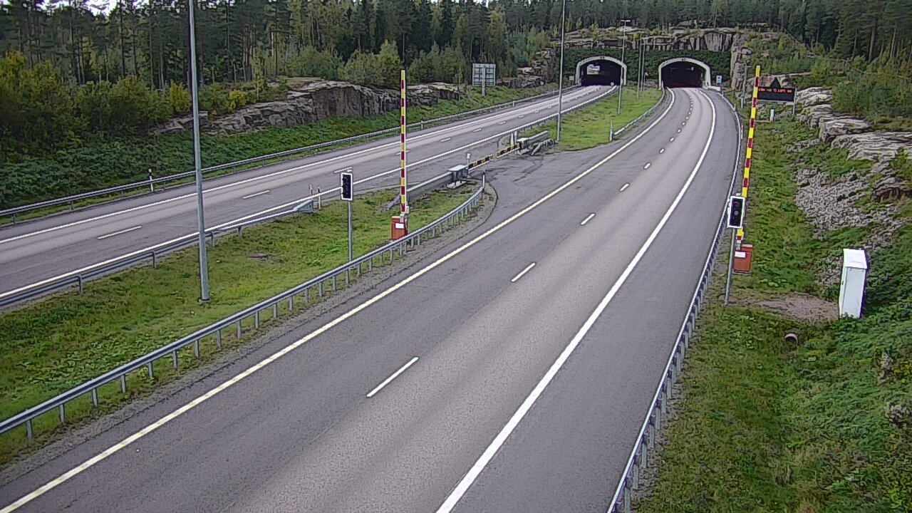 Kelikamerat Kuva Tie 7 Virolahti, Vaalimaan tunneli, puomi itä, Virolahti, Kymenlaakso