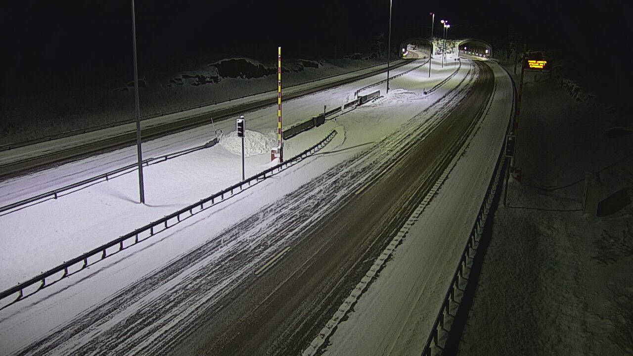 Kelikamerat Kuva Tie 7 Virolahti, Vaalimaan tunneli, puomi itä, Virolahti, Kymenlaakso