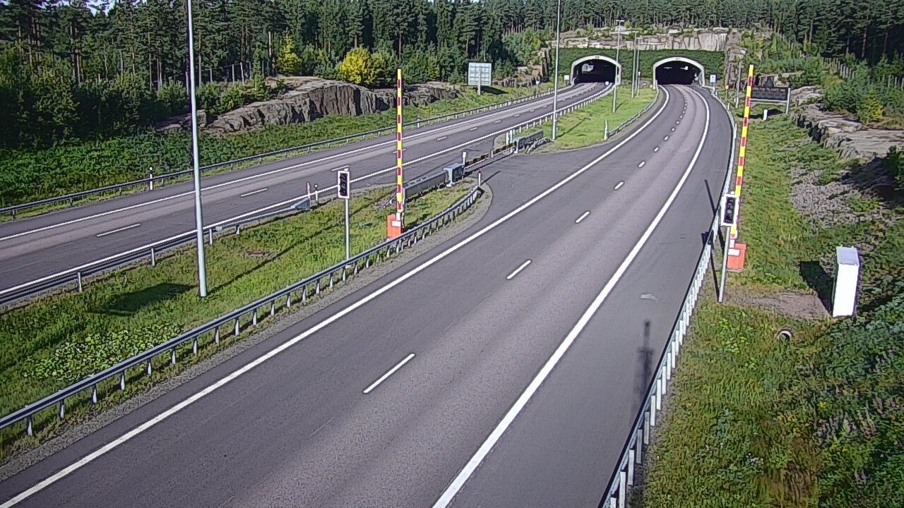 Kelikamerat Kuva Tie 7 Virolahti, Vaalimaan tunneli, puomi itä, Virolahti, Kymenlaakso