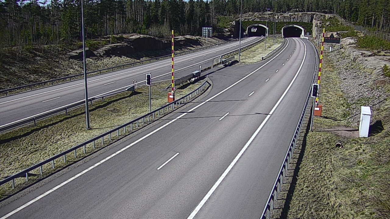 Kelikamerat Kuva Tie 7 Virolahti, Vaalimaan tunneli, puomi itä, Virolahti, Kymenlaakso