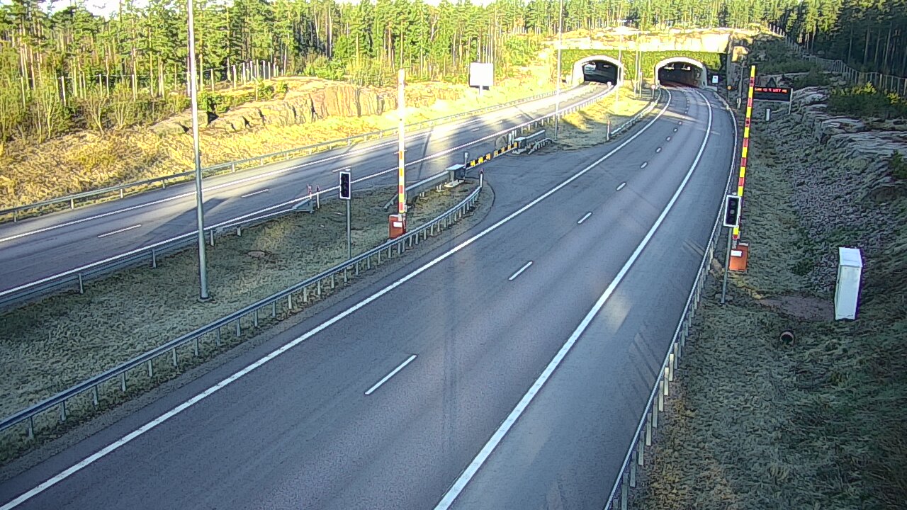 Kelikamerat Kuva Tie 7 Virolahti, Vaalimaan tunneli, puomi itä, Virolahti, Kymenlaakso
