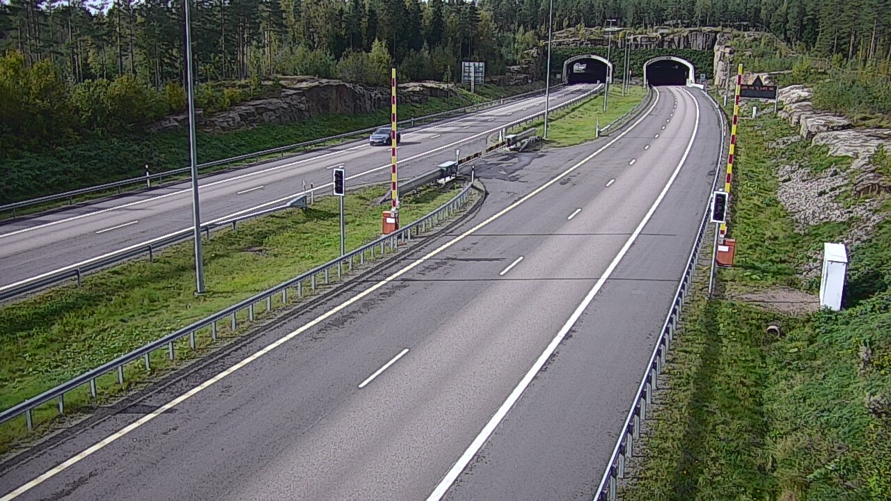 Kelikamerat Kuva Tie 7 Virolahti, Vaalimaan tunneli, puomi itä, Virolahti, Kymenlaakso