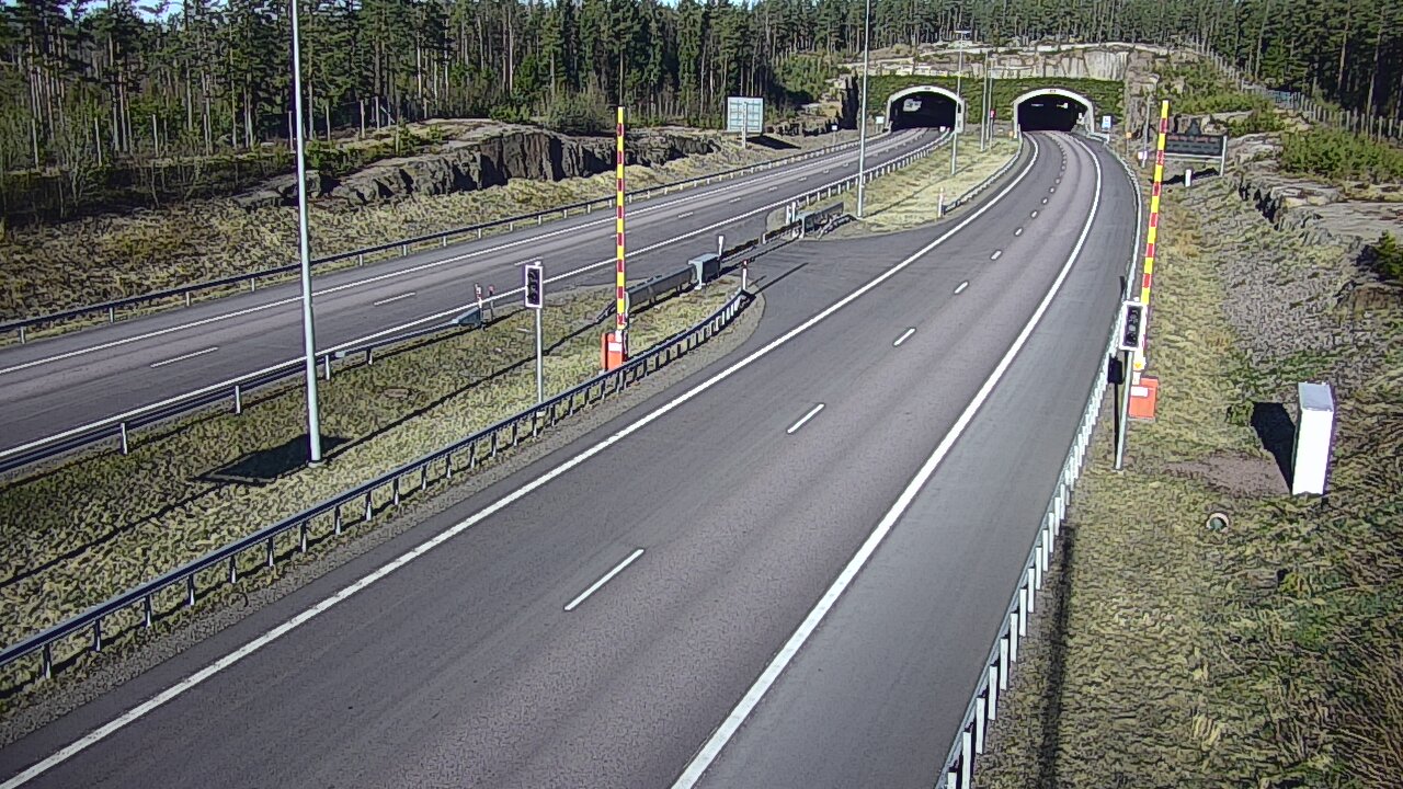 Kelikamerat Kuva Tie 7 Virolahti, Vaalimaan tunneli, puomi itä, Virolahti, Kymenlaakso