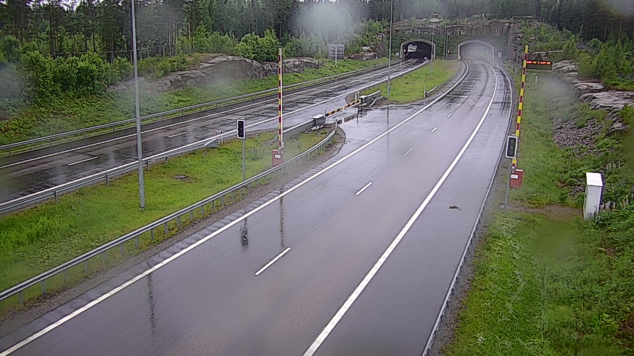 Kelikamerat Kuva Tie 7 Virolahti, Vaalimaan tunneli, puomi itä, Virolahti, Kymenlaakso