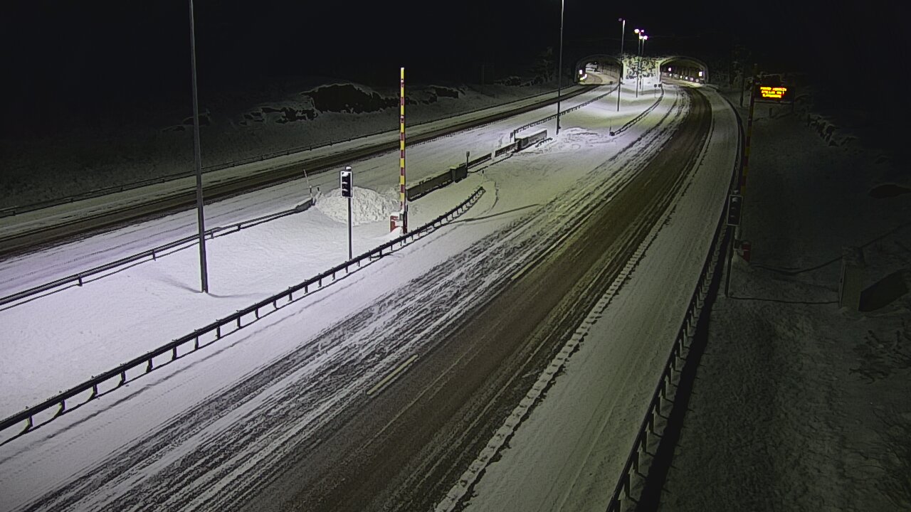 Kelikamerat Kuva Tie 7 Virolahti, Vaalimaan tunneli, puomi itä, Virolahti, Kymenlaakso