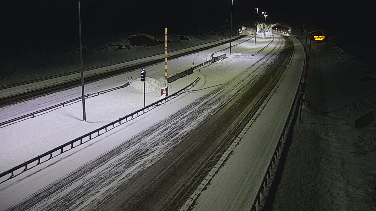 Kelikamerat Kuva Tie 7 Virolahti, Vaalimaan tunneli, puomi itä, Virolahti, Kymenlaakso