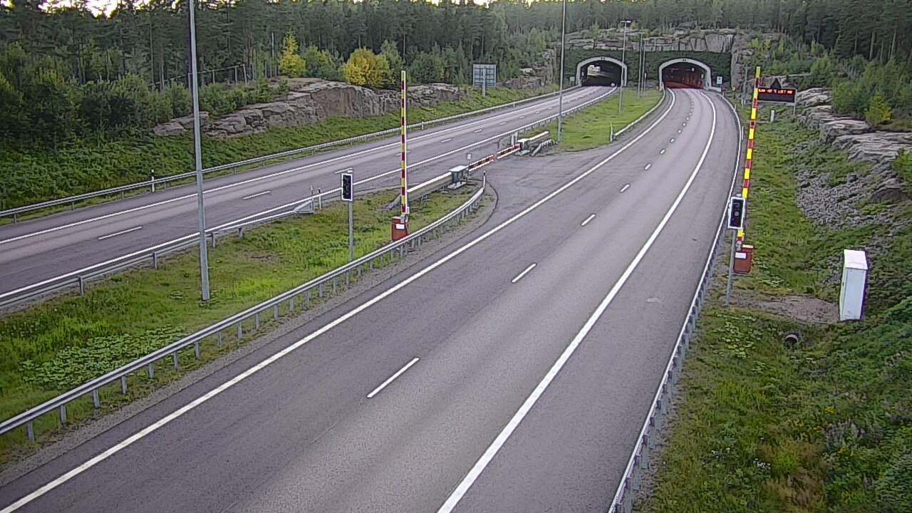 Kelikamerat Kuva Tie 7 Virolahti, Vaalimaan tunneli, puomi itä, Virolahti, Kymenlaakso