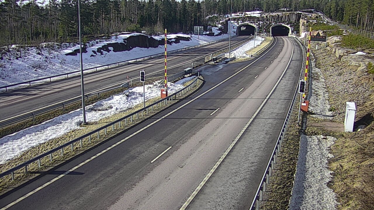 Kelikamerat Kuva Tie 7 Virolahti, Vaalimaan tunneli, puomi itä, Virolahti, Kymenlaakso