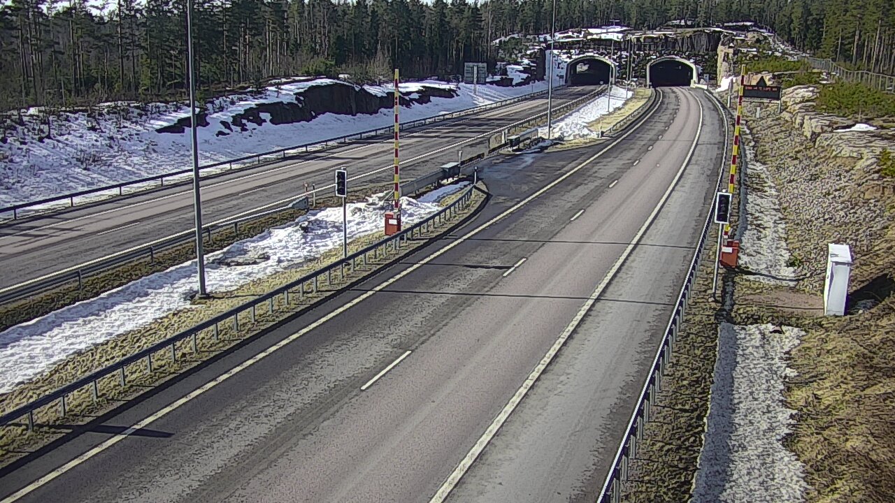 Kelikamerat Kuva Tie 7 Virolahti, Vaalimaan tunneli, puomi itä, Virolahti, Kymenlaakso