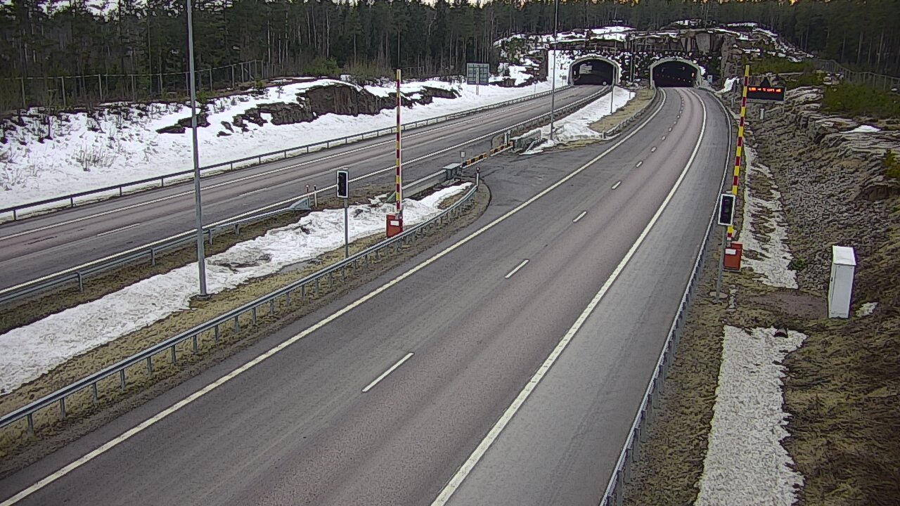 Kelikamerat Kuva Tie 7 Virolahti, Vaalimaan tunneli, puomi itä, Virolahti, Kymenlaakso