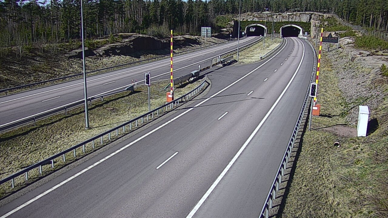 Kelikamerat Kuva Tie 7 Virolahti, Vaalimaan tunneli, puomi itä, Virolahti, Kymenlaakso