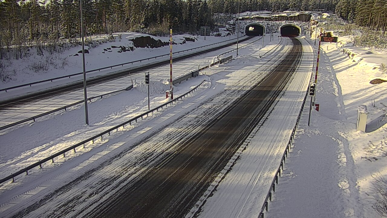 Kelikamerat Kuva Tie 7 Virolahti, Vaalimaan tunneli, puomi itä, Virolahti, Kymenlaakso