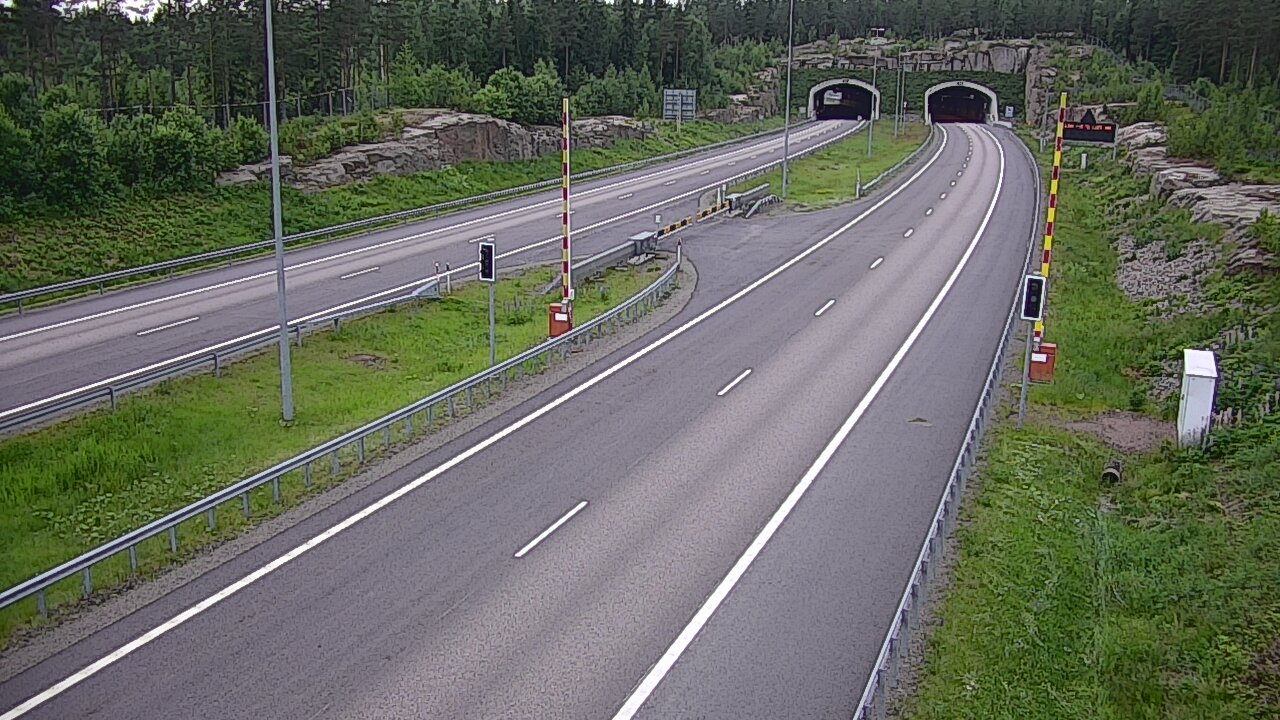 Kelikamerat Kuva Tie 7 Virolahti, Vaalimaan tunneli, puomi itä, Virolahti, Kymenlaakso