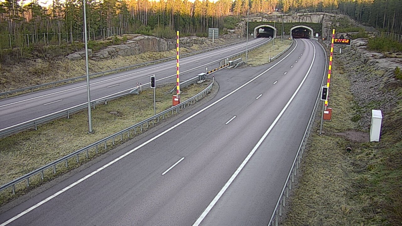 Kelikamerat Kuva Tie 7 Virolahti, Vaalimaan tunneli, puomi itä, Virolahti, Kymenlaakso