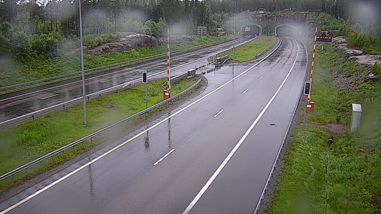 Kelikamerat Kuva Tie 7 Virolahti, Vaalimaan tunneli, puomi itä, Virolahti, Kymenlaakso