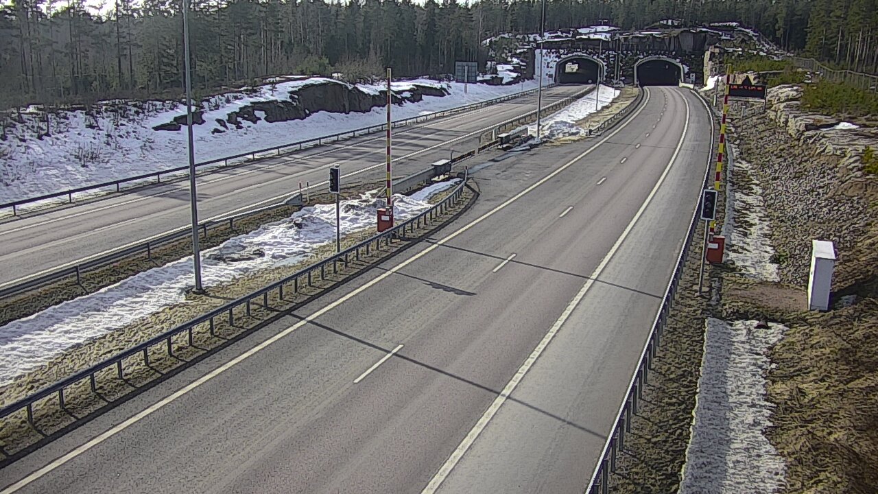 Kelikamerat Kuva Tie 7 Virolahti, Vaalimaan tunneli, puomi itä, Virolahti, Kymenlaakso