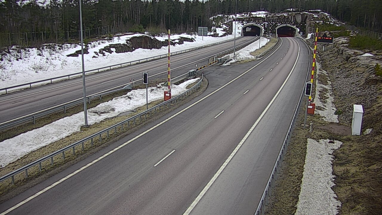 Kelikamerat Kuva Tie 7 Virolahti, Vaalimaan tunneli, puomi itä, Virolahti, Kymenlaakso