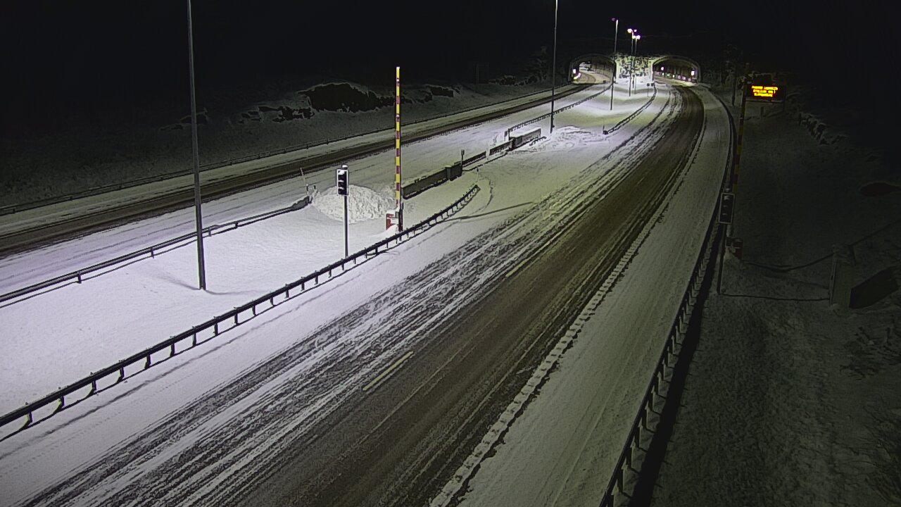 Kelikamerat Kuva Tie 7 Virolahti, Vaalimaan tunneli, puomi itä, Virolahti, Kymenlaakso