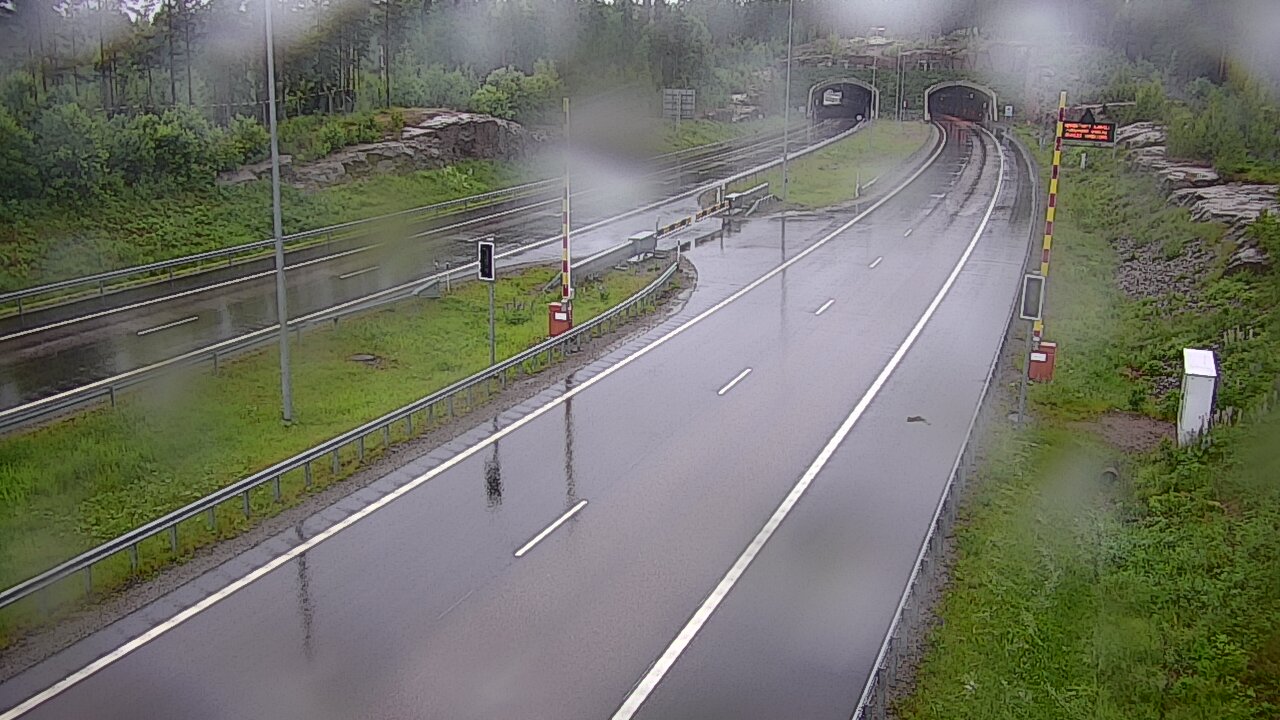 Kelikamerat Kuva Tie 7 Virolahti, Vaalimaan tunneli, puomi itä, Virolahti, Kymenlaakso