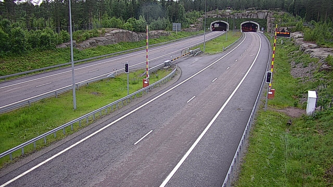 Kelikamerat Kuva Tie 7 Virolahti, Vaalimaan tunneli, puomi itä, Virolahti, Kymenlaakso