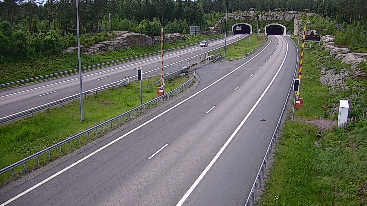 Kelikamerat Kuva Tie 7 Virolahti, Vaalimaan tunneli, puomi itä, Virolahti, Kymenlaakso