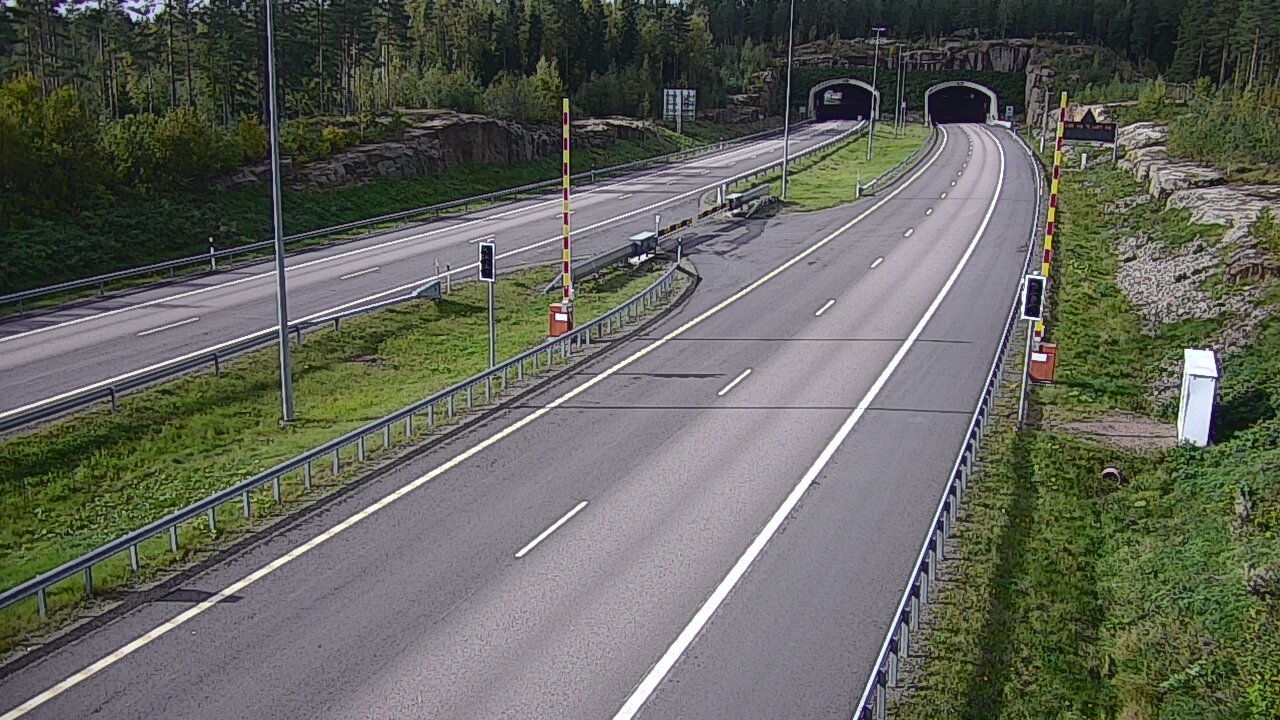 Kelikamerat Kuva Tie 7 Virolahti, Vaalimaan tunneli, puomi itä, Virolahti, Kymenlaakso