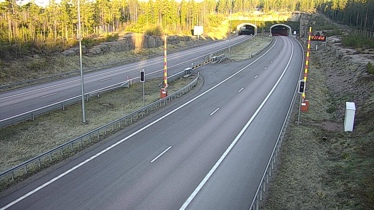 Kelikamerat Kuva Tie 7 Virolahti, Vaalimaan tunneli, puomi itä, Virolahti, Kymenlaakso