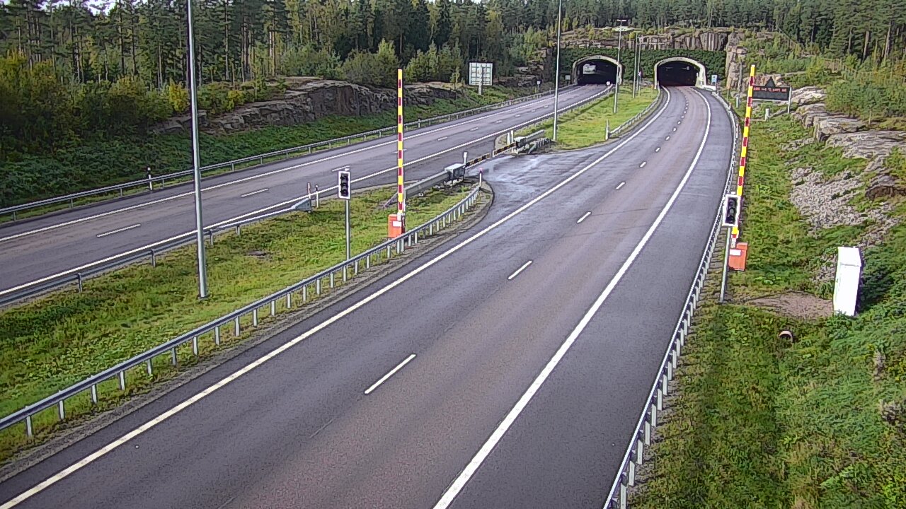 Kelikamerat Kuva Tie 7 Virolahti, Vaalimaan tunneli, puomi itä, Virolahti, Kymenlaakso